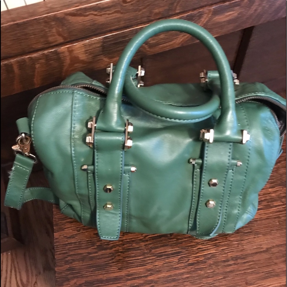 Z Spoke by Zac Posen green satchel